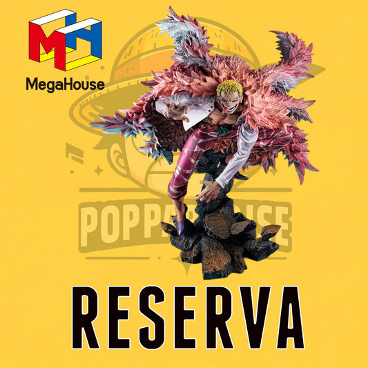 Megahouse! One Piece - Excellent Model P.O.P. SA-Maximum Heavenly Demon Donquixote Doflamingo 35 cm