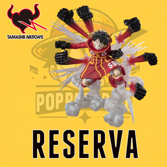 Tamashii Nations! One Piece Figuarts ZERO Extra Battle Monkey D. Luffy Gum Gum Hawk Gatling 19 cm