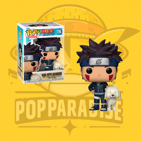 Funko Pop! Naruto - Kiba With Akamaru 1194 *(CAJA ROTA)*