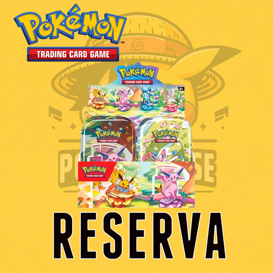 TCG Pokémon! Lata Mini Evoluciones Prismáticas SV8.5 (Español) (RESERVA)