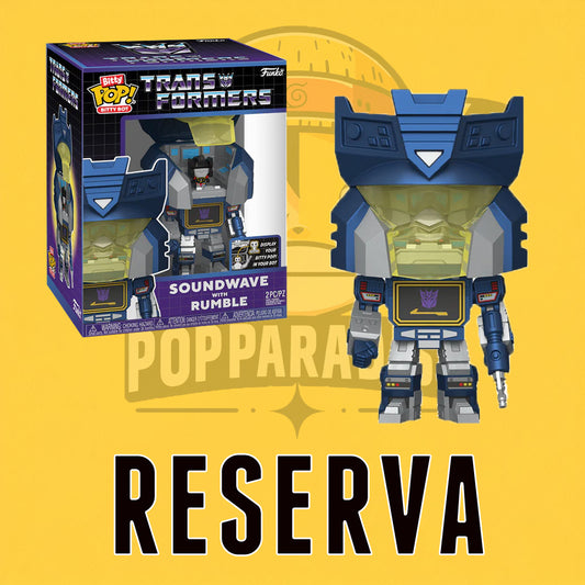 Funko Pop! Bitty Bot - Transformers Soundwave with Rumble (RESERVA)