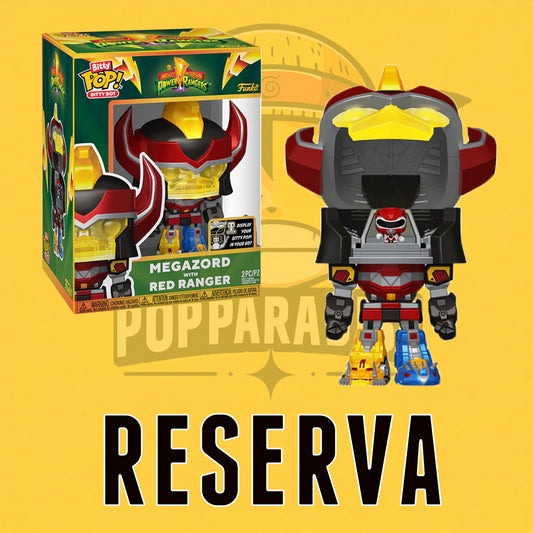 Funko Pop! Bitty Bot - Power Rangers Megazord with Red Ranger (RESERVA)