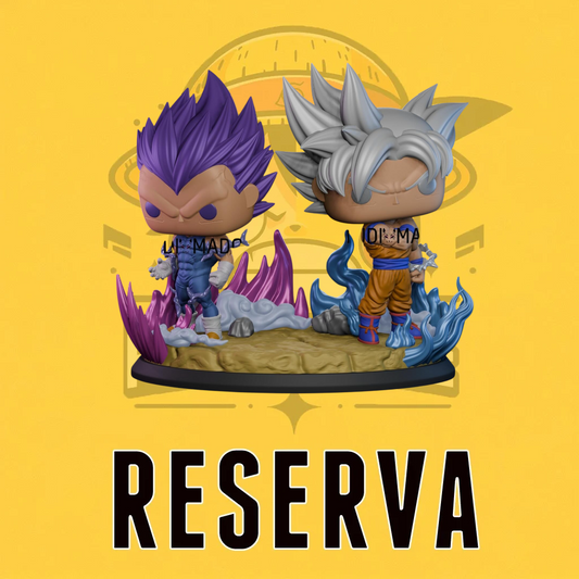Custom Pop! Dragon Ball Z - Vegeta Ultra Ego y Goku Ultra Instinto