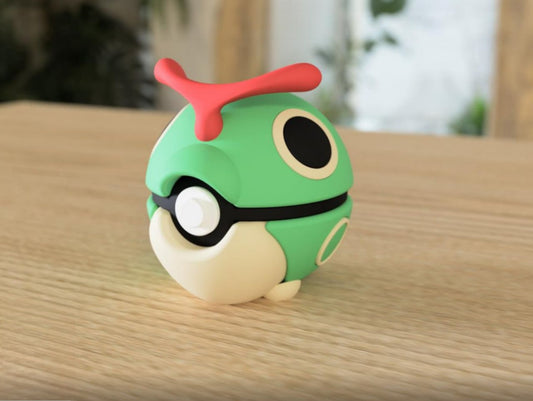 POKE BALL 3D! 0010 Caterpie