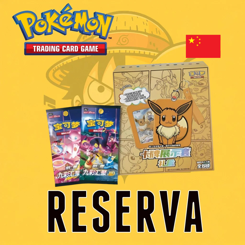 TCG Pokémon! Eevee Card Holder Set Gift Box (Modelo Aleatorio)(Chino)(RESERVA)