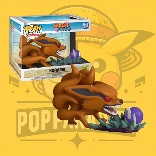 Funko Pop! Naruto Shippuden- Kurama 2118 Delux (GITD)