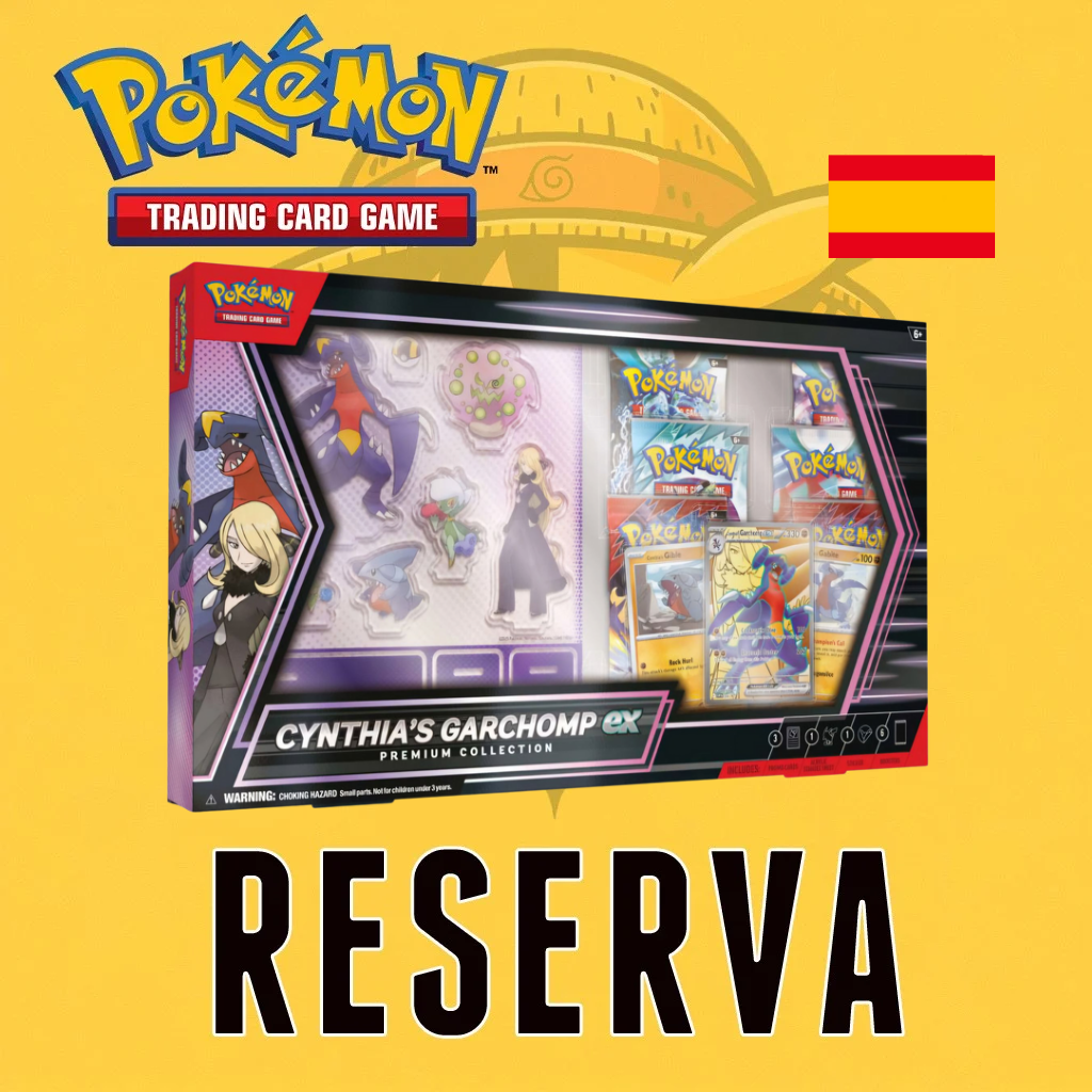 TCG Pokémon! Premium Collection Journey Junio Cynthia's Garchomp (Español) (RESERVA)