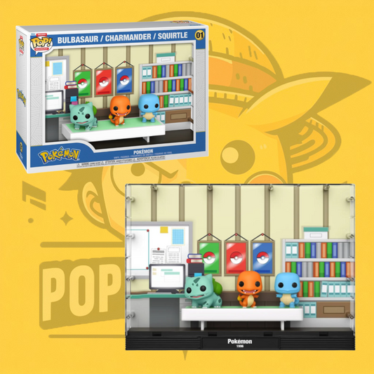 Funko Pop! Pokemon - Deluxe Srarters 1996 01 Bulbasaur / Charmander / Squirtle
