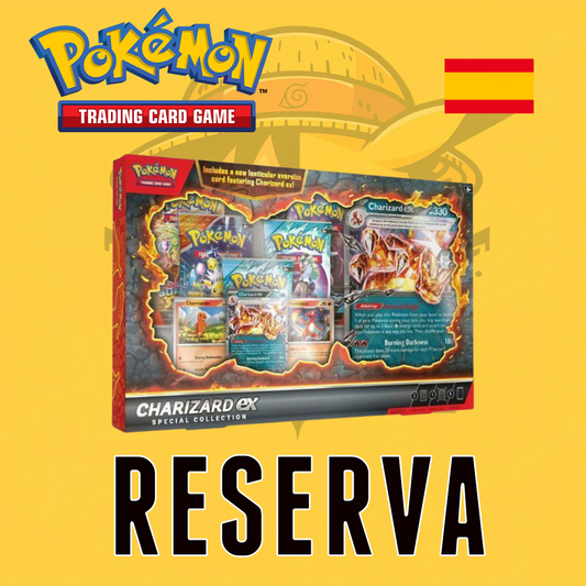 TCG Pokémon! Charizard Ex Special Collection Box (Español)(RESERVA)