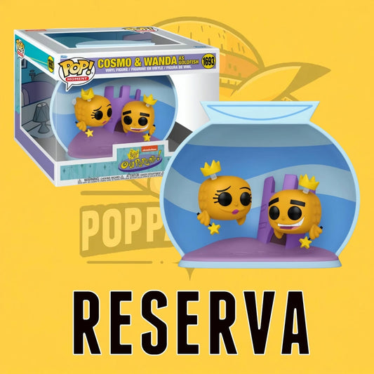 Funko Pop! The Fairly OddParents - Moment Cosmo & Wanda as Goldfish 1693 (SE) (RESERVA)