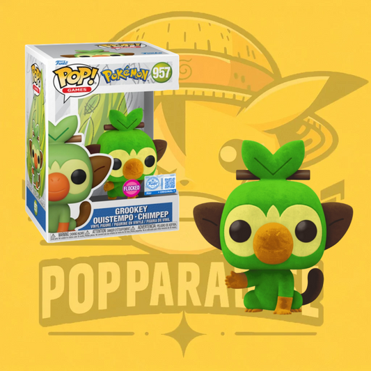 Funko Pop! Pokémon - Grookey (Flocked) (SE) 957