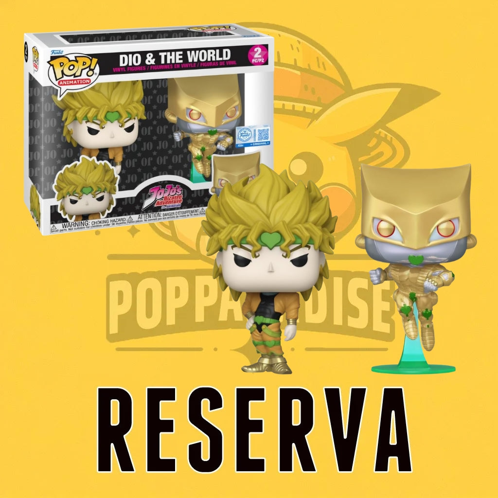 Funko Pop! Jojos's Bizarre Adventure - Dio & The World (2-Pack) (RESERVA)