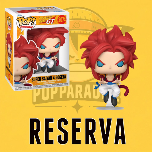 Funko Pop! Dragon Ball GT - Gogeta Super Saiyan 4 2074 (Chase Glow aleatoria) (RESERVA)