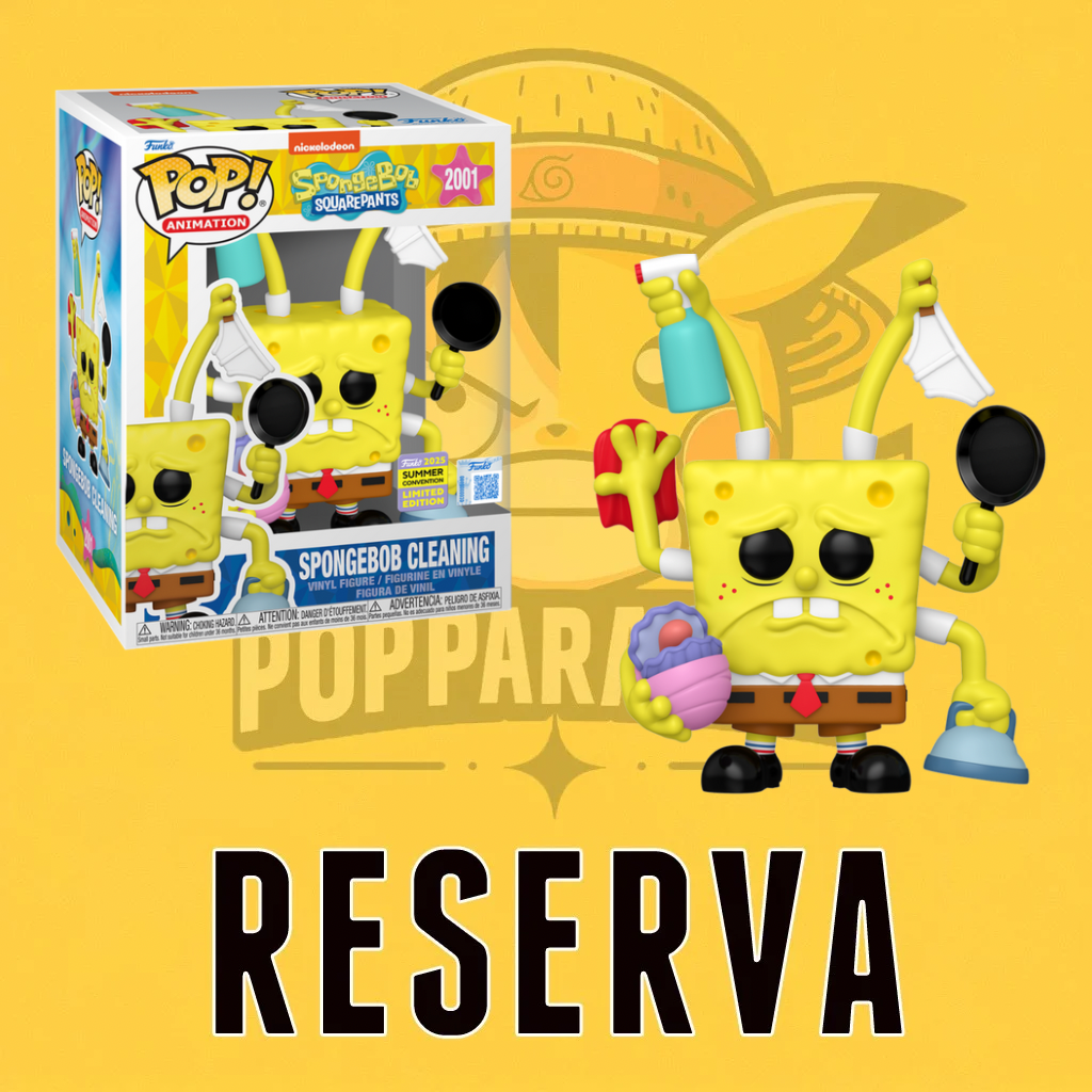Funko Pop! Spongebob – Spongebob Cleaning (Summer Convention 2025) (RESERVA)