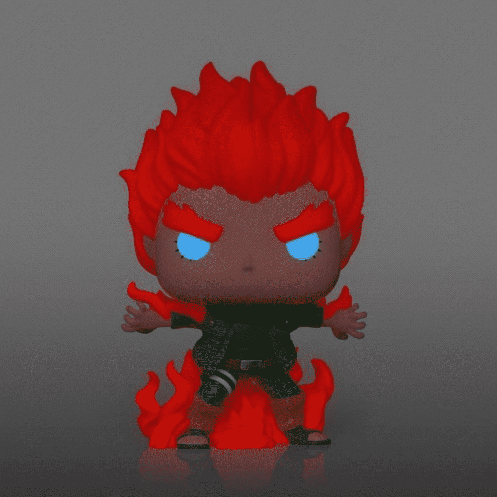 Funko Pop! Naruto Shippuden - Might Guy (eight inner gates) 824 (SE) (GITD) *(CAJA BASTANTE DAÑADA)*