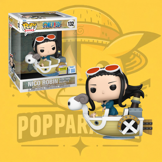 Funko Pop! One Piece - Nico Robin and the Mini Merry II SDCC2025
