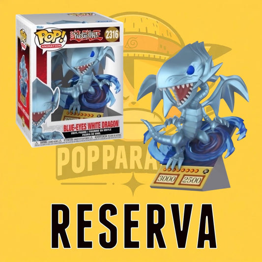 Funko Pop! Yu-Gi-Oh! – Blue Eyes White Dragon 2316 (Premium) (RESERVA)