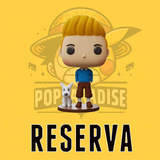Custom Pop! Tintín - Tintín y Hergé