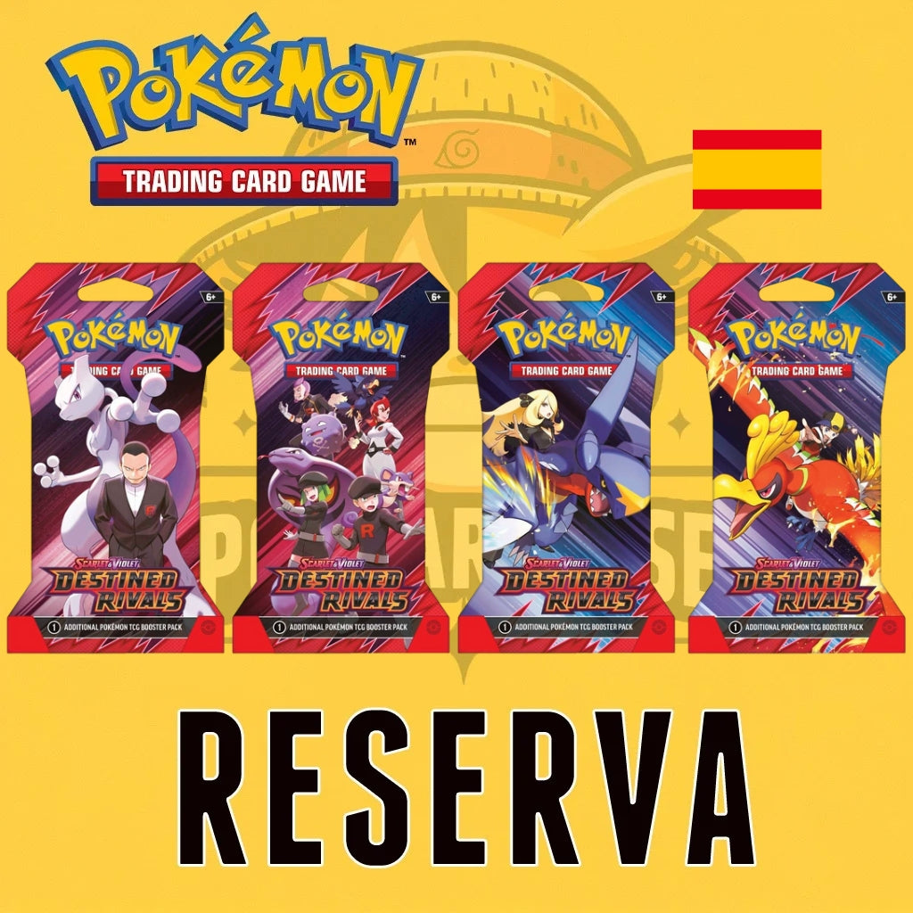 TCG Pokémon! Sleeved Booster (1 Sobre) Escarlata y Púrpura SV10 - Rivales Destinados (Español)(RESERVA)