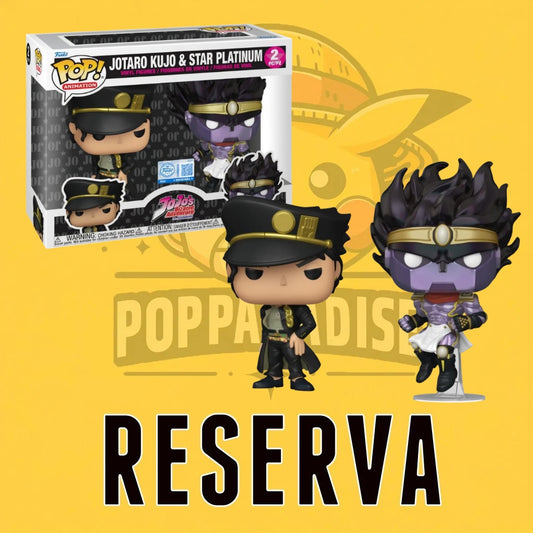Funko Pop! Jojos's Bizarre Adventure - Jotaru Kujo & Star Platinum (2-Pack) (RESERVA)