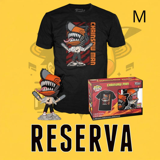 Funko Pop & Tee! Chainsaw Man Talla M (RESERVA)