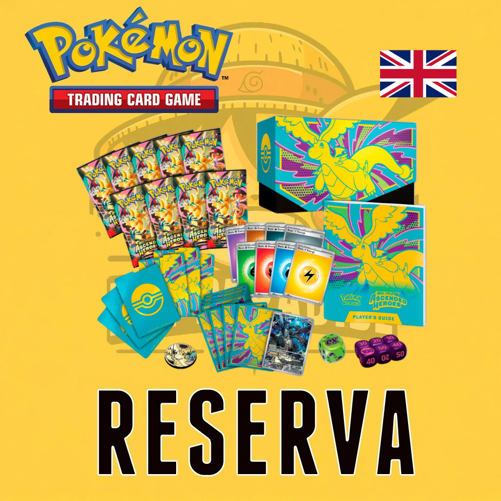TCG Pokémon! Elite Trainer Box - Heroes Ascendentes (Ascended Heroes) (Inglés) (RESERVA)