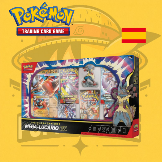 TCG Pokémon! Mega Lucario EX Figure Collection (Español)