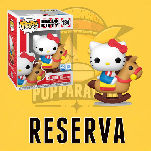 Funko Pop! Sanrio - Hello Kitty on Rocking Horse (Premium) 134 (RESERVA)