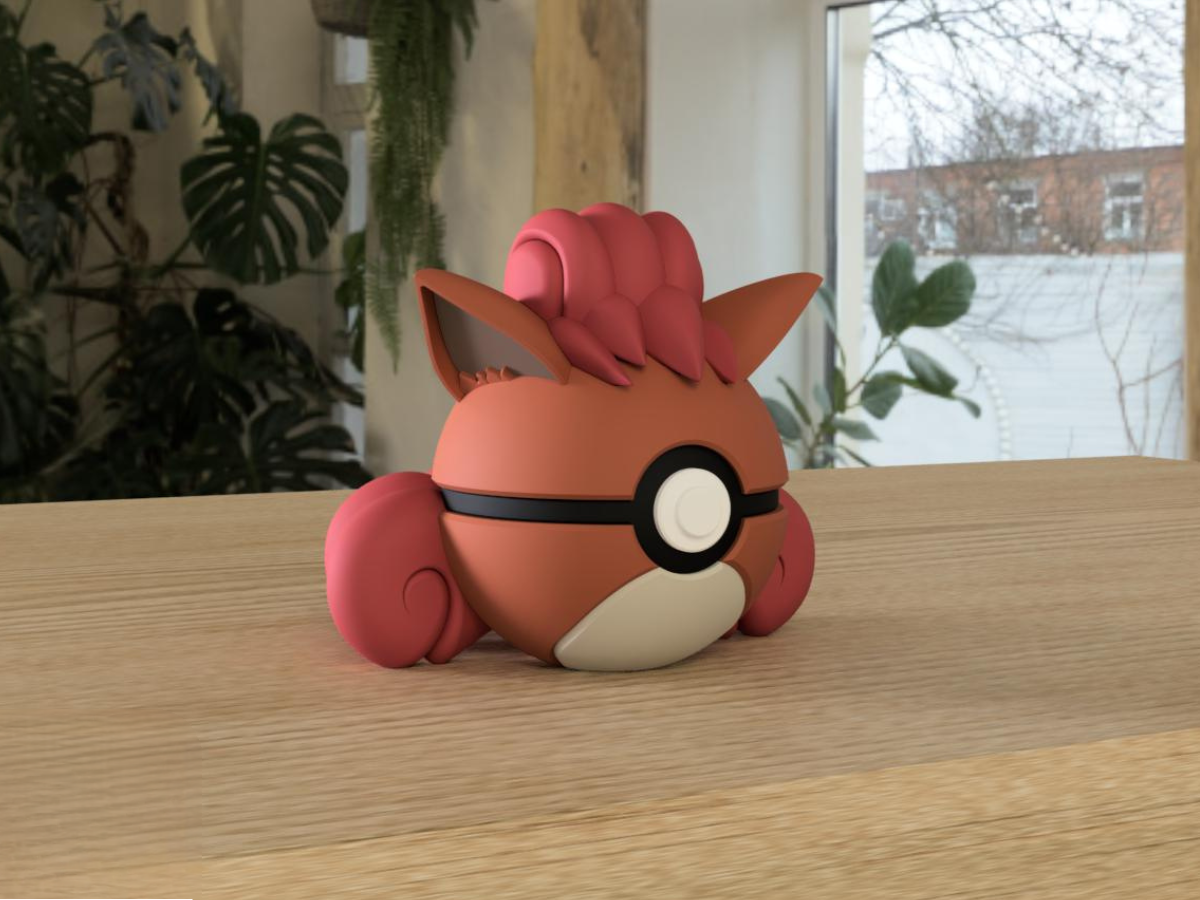 POKE BALL 3D! 0037 Vulpix