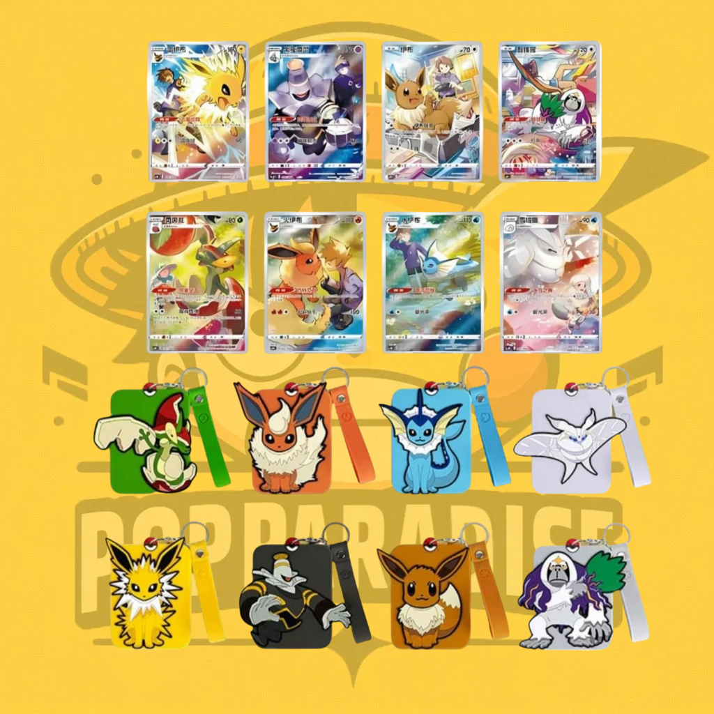 TCG Pokémon! Eevee Card Holder Set Gift Box (Modelo Aleatorio)(Chino)(RESERVA)