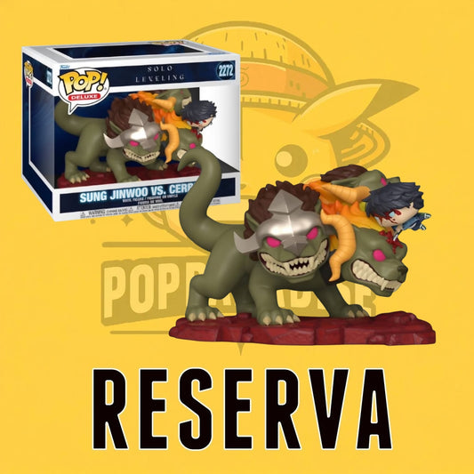 Funko Pop! Solo Leveling – Deluxe Sung Jinwoo vs Cerberus 2272 (RESERVA)