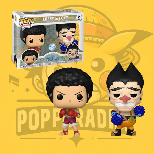 Funko Pop! One Piece - Luffy & Foxy 2 pack (SE) *Caja poco dañada*