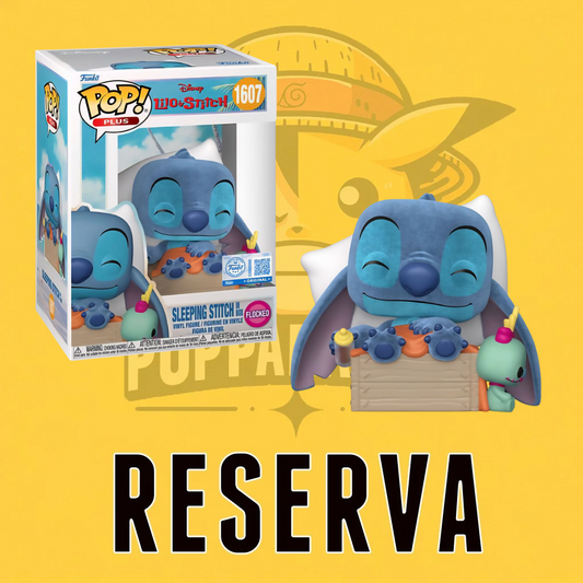 Funko Pop! Disney - Lilo & Stitch - Sleeping Stitch in Box 1607 (SE) (Flocked) (RESERVA)