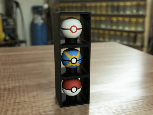 POKE BALL 3D! 0000 Soporte Poke balls (3 unds)