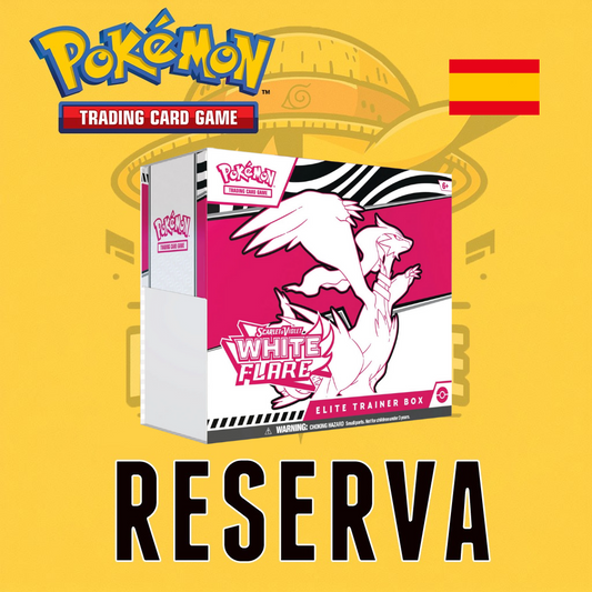 TCG Pokémon! Elite Trainer Box SV10.5 - White Flare Reshiram (Español) (RESERVA)