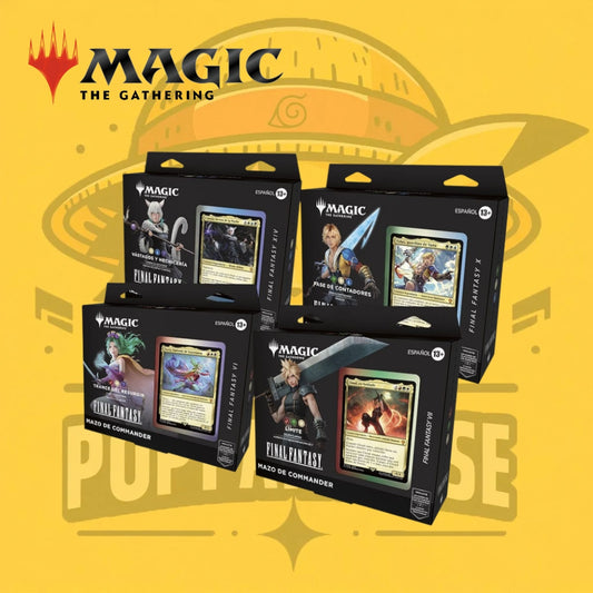 TCG Magic! Commander Display (4 Mazos) Final Fantasy (Español) (BAJO PEDIDO)