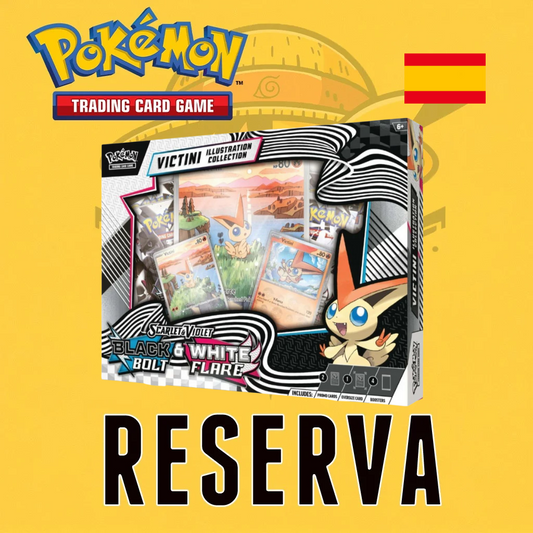 TCG Pokémon! Illustration Collection Victini Black Bolt & White Flare SV10.5 (Español)(Reserva)