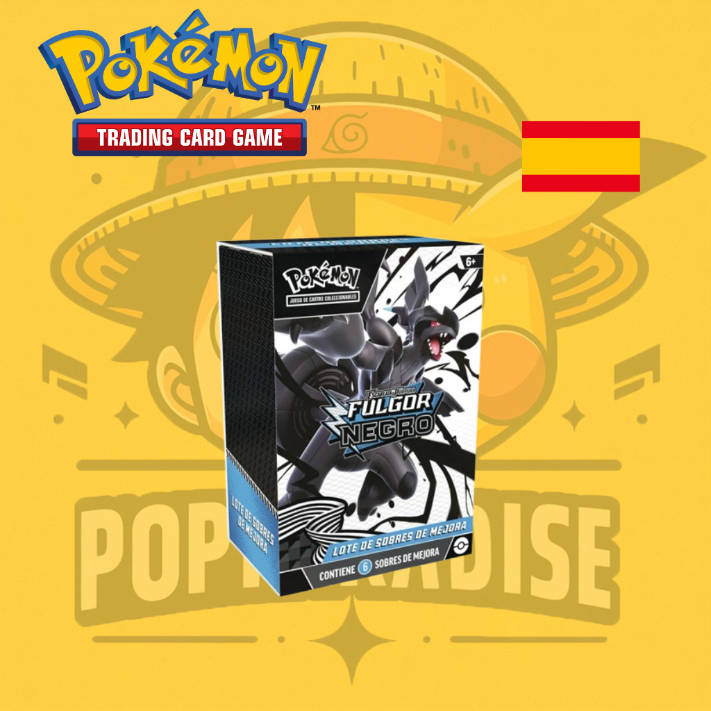 TCG Pokémon! Booster Box 6 sobres SV10.5 - Black Bolt Zekrom (Español)